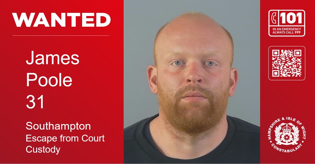 Can you help Police locate James Poole from Eastleigh?