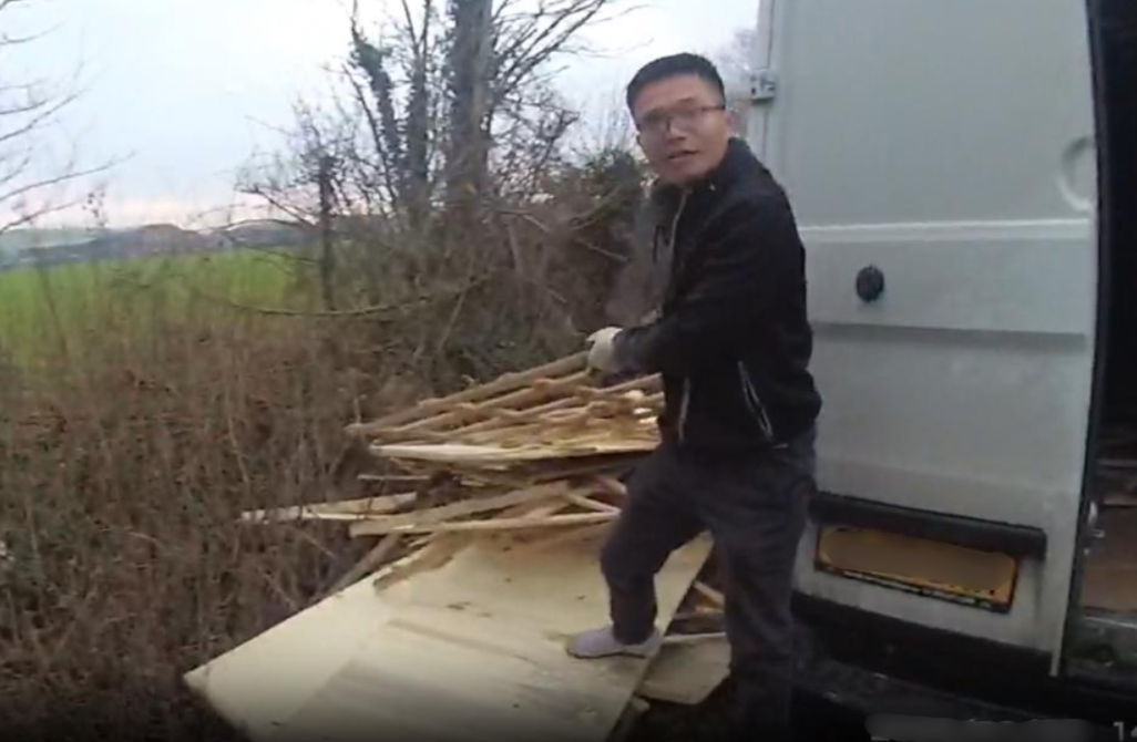 Police bodycam footage helps to secure fly-tipping prosecution