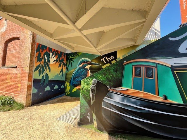 Riverside mural commissioned in Guildford town centre