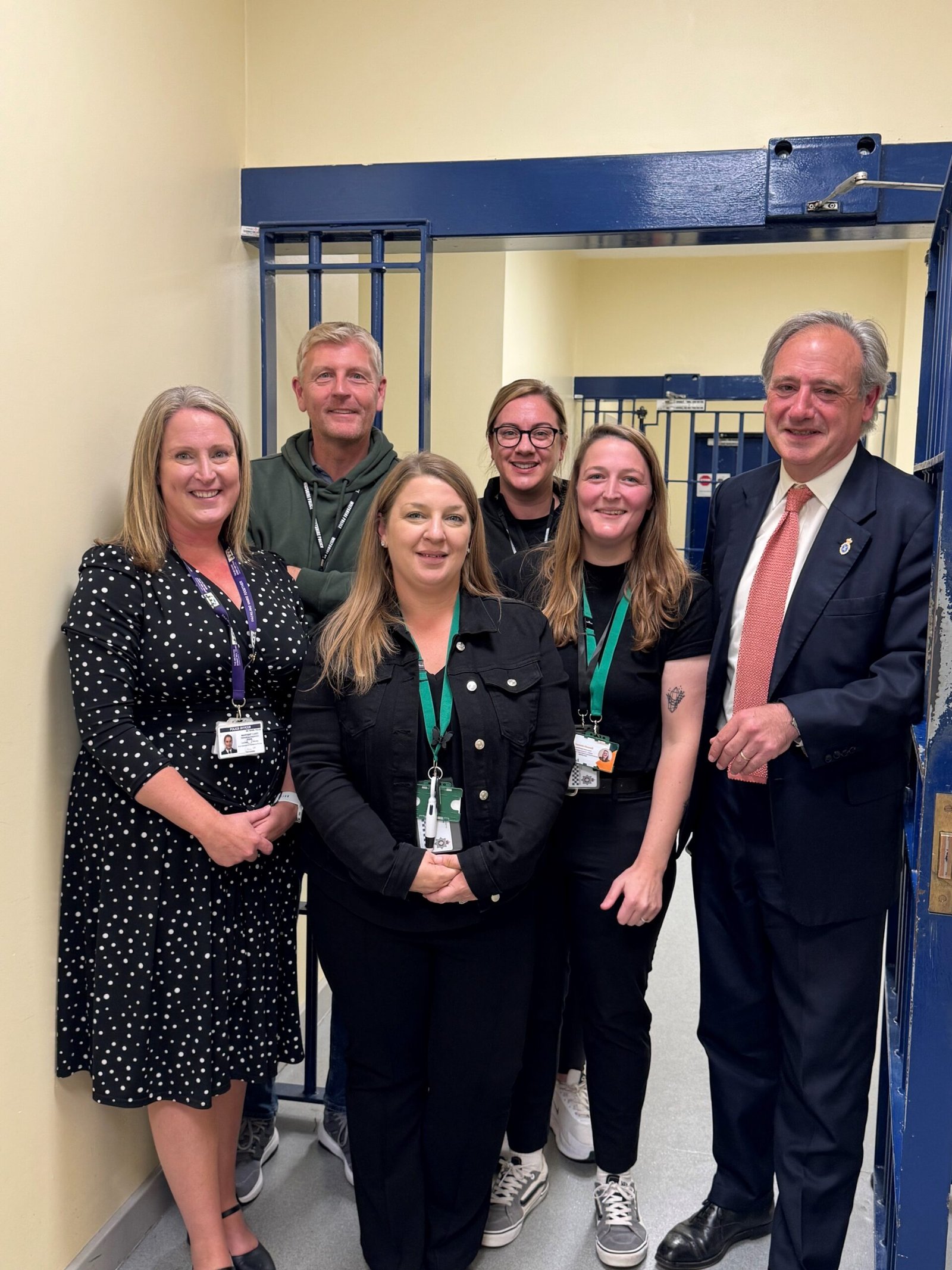 The High Sheriff of Wiltshire Visits Swindon Custody to Support Domestic Abuse Intervention Programme