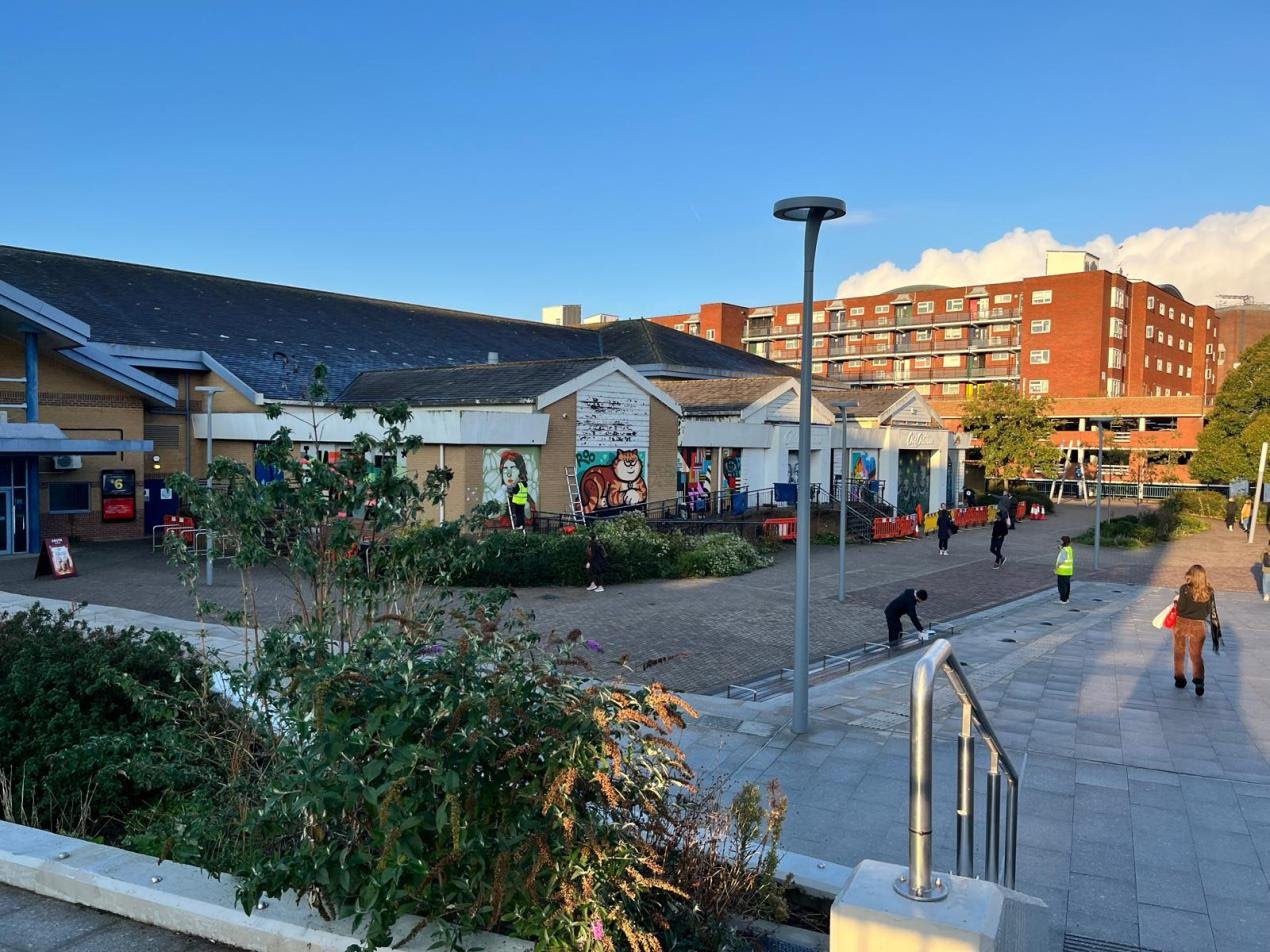 New street art project on Old Orleans building