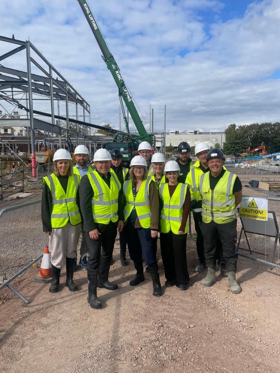 Trowbridge leisure centre begins to take shape