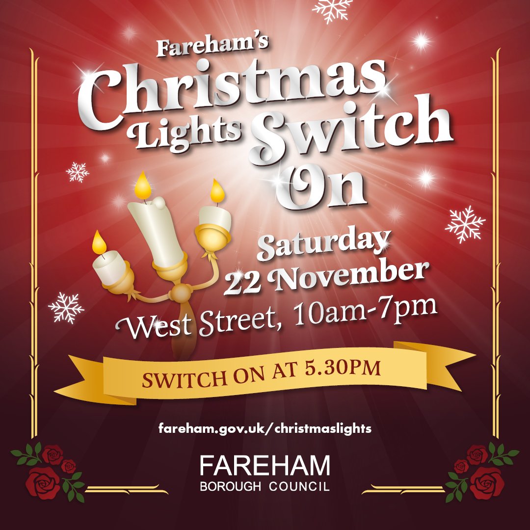 Be our guest at Fareham’s Christmas Lights event