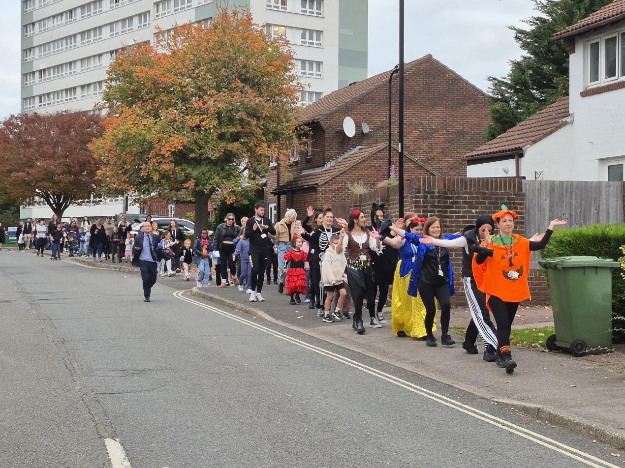 Hightown Primary School celebrates active travel in ‘Walktober’