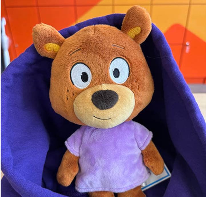 Give the gift of hope this Christmas and buy a Corry bear to support children with cancer