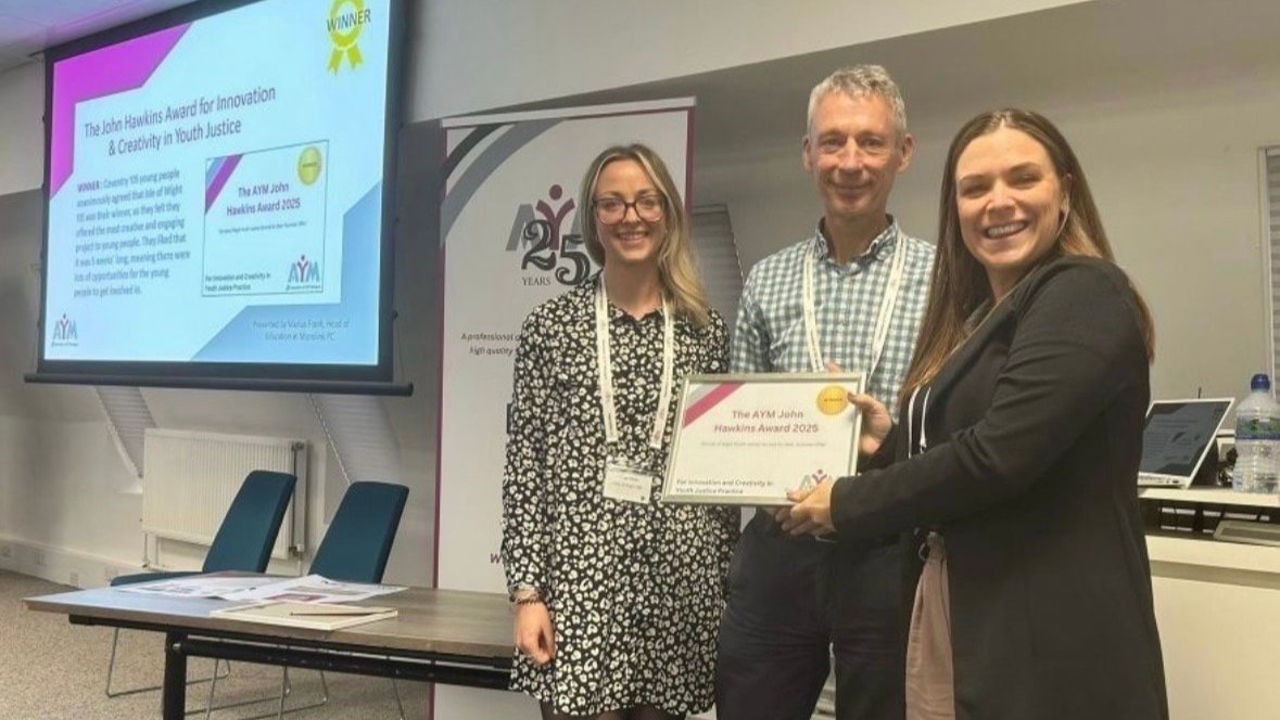 Isle of Wight Council celebrates the award-winning Youth Justice Service