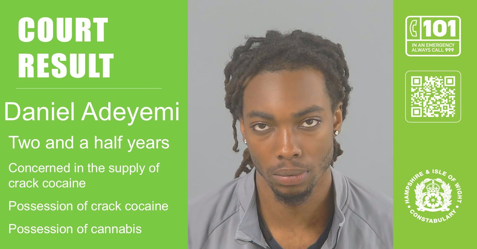 Man, 23, jailed for over two year for involvement in county line drug network