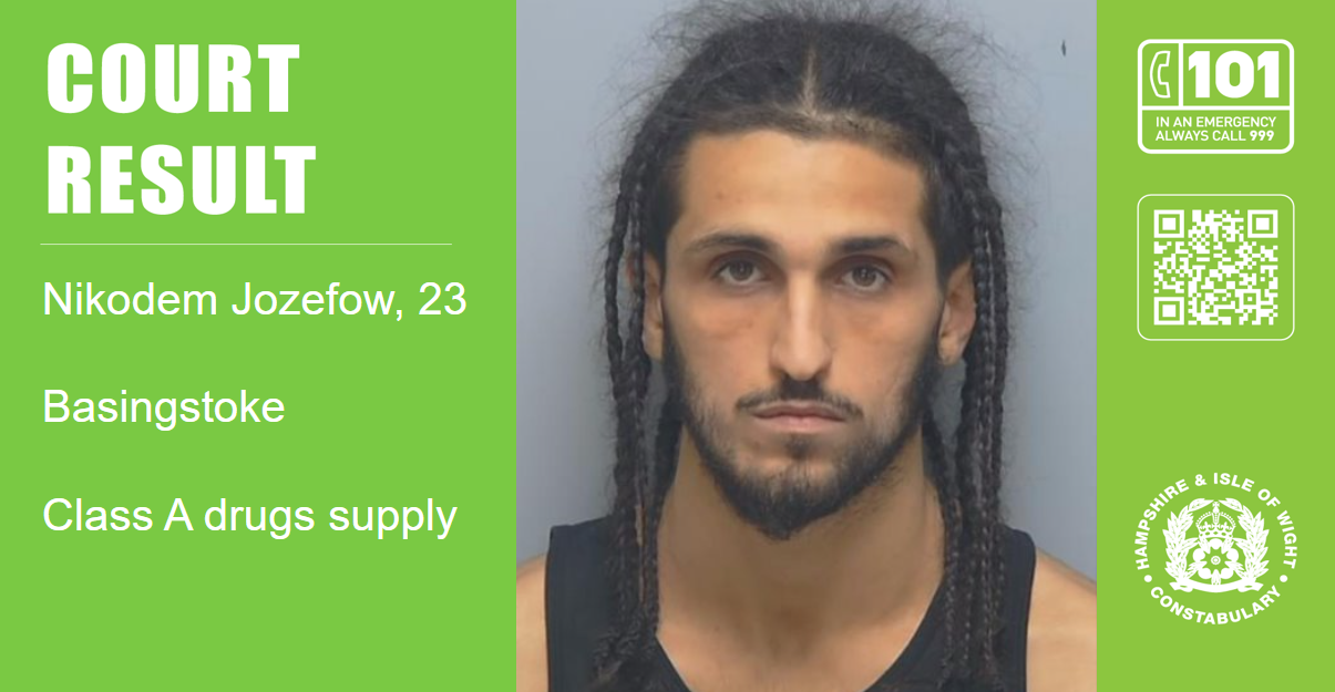 Man jailed for six years after police dog finds bags full of drugs in Basingstoke