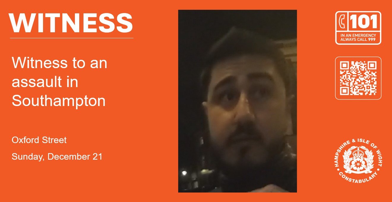 Police in Southampton appeal for key witness to come forward