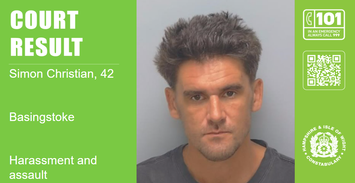Man, 42, jailed for three years for assaulting ex-partner in Basingstoke