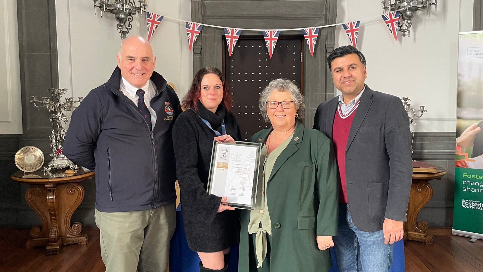 Southampton City Council achieves Gold for its Armed Forces Covenant commitment