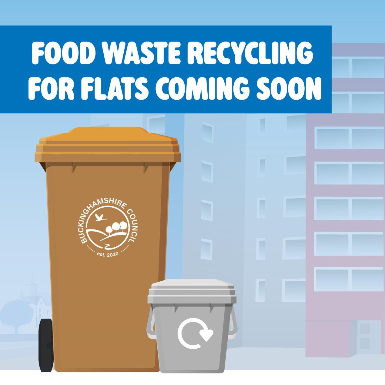 Food waste recycling expanding to flats in the south of Buckinghamshire