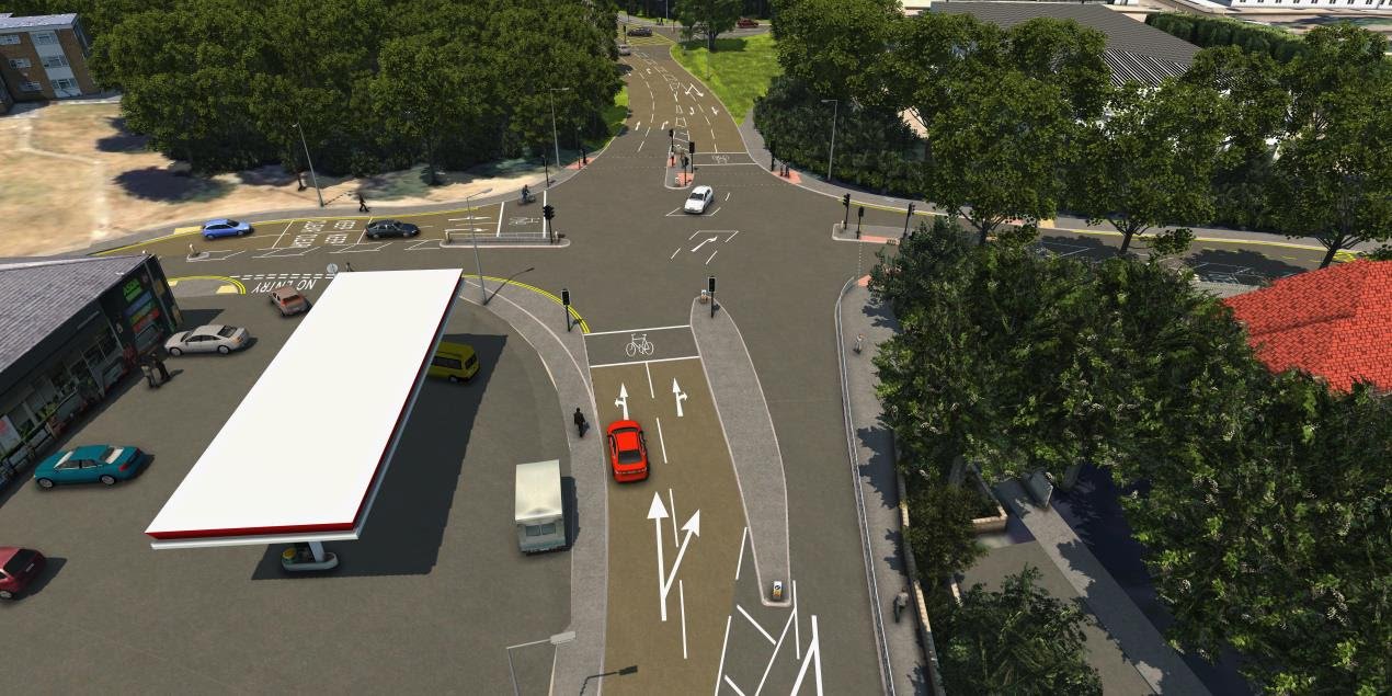Work begins to transform two major junctions on A320 Woking Road
