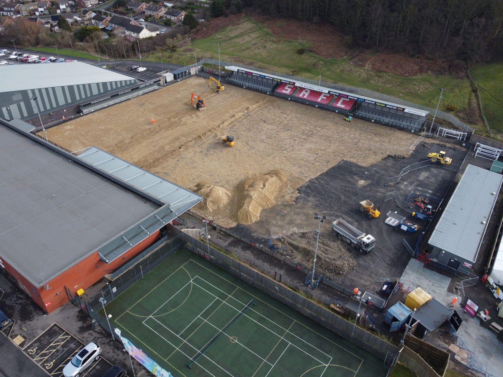 Progress welcomed as community football pitch repairs continue