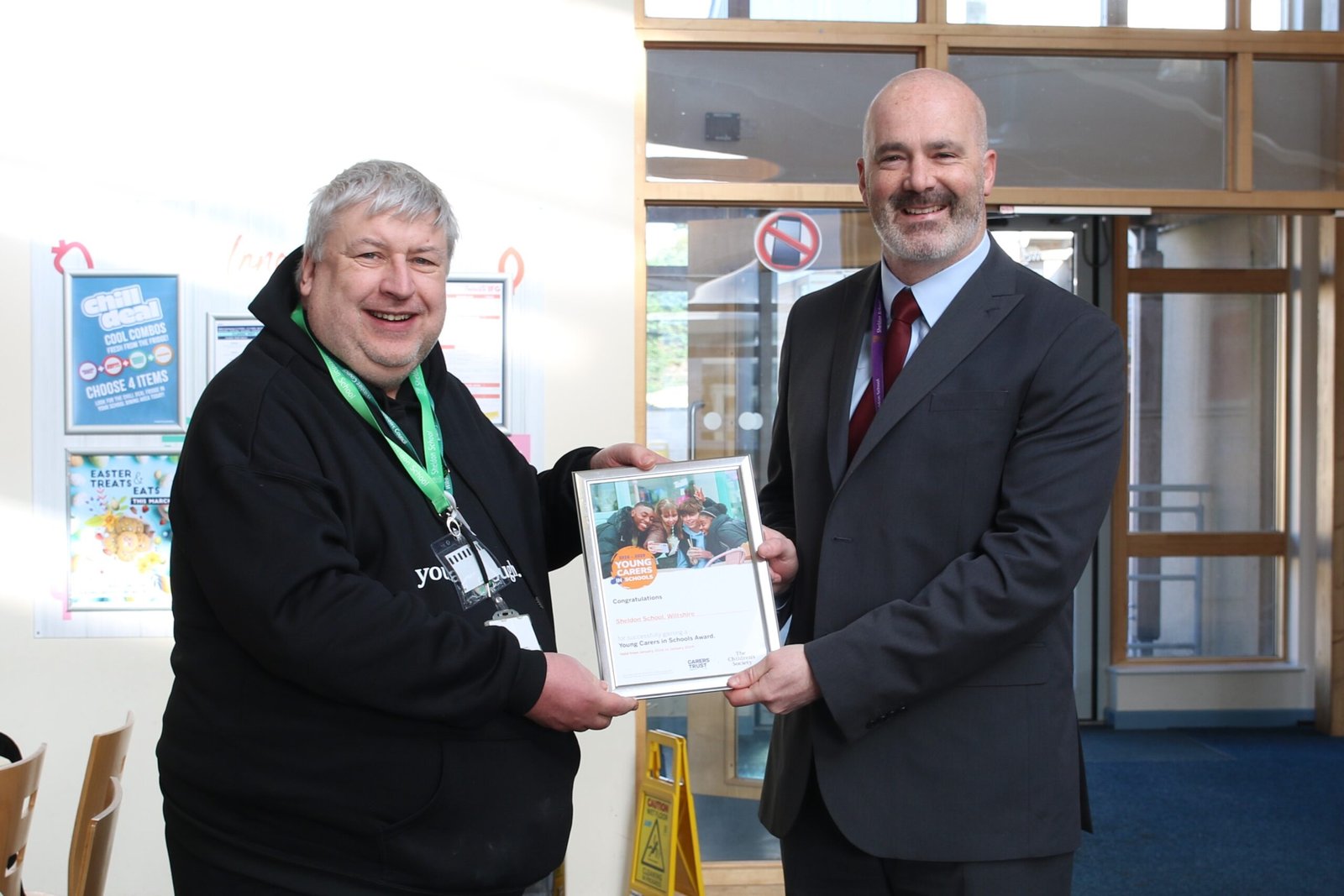 Sheldon School achieves Young Carers in Schools Award