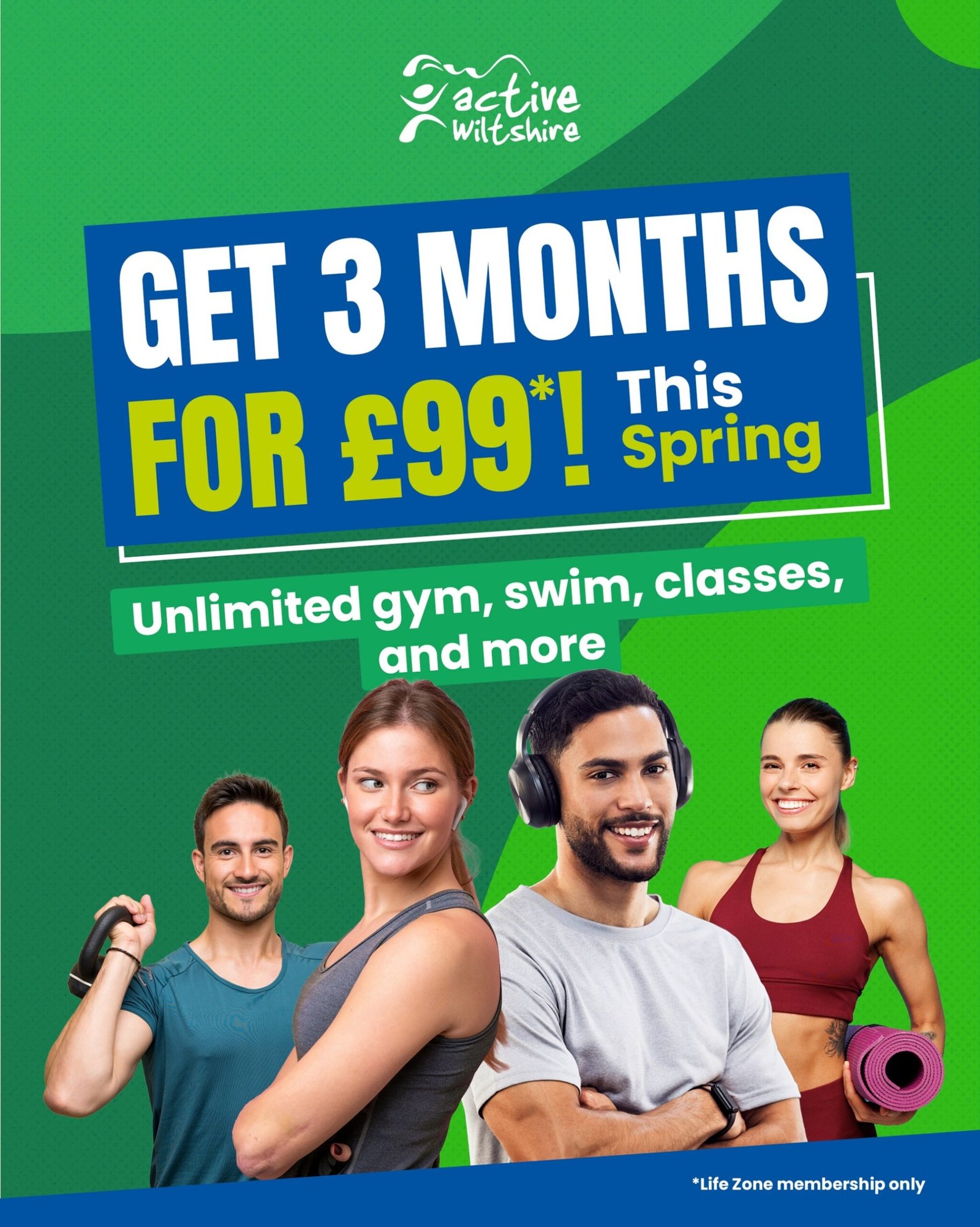Kickstart your summer with Wiltshire Council’s leisure membership offer