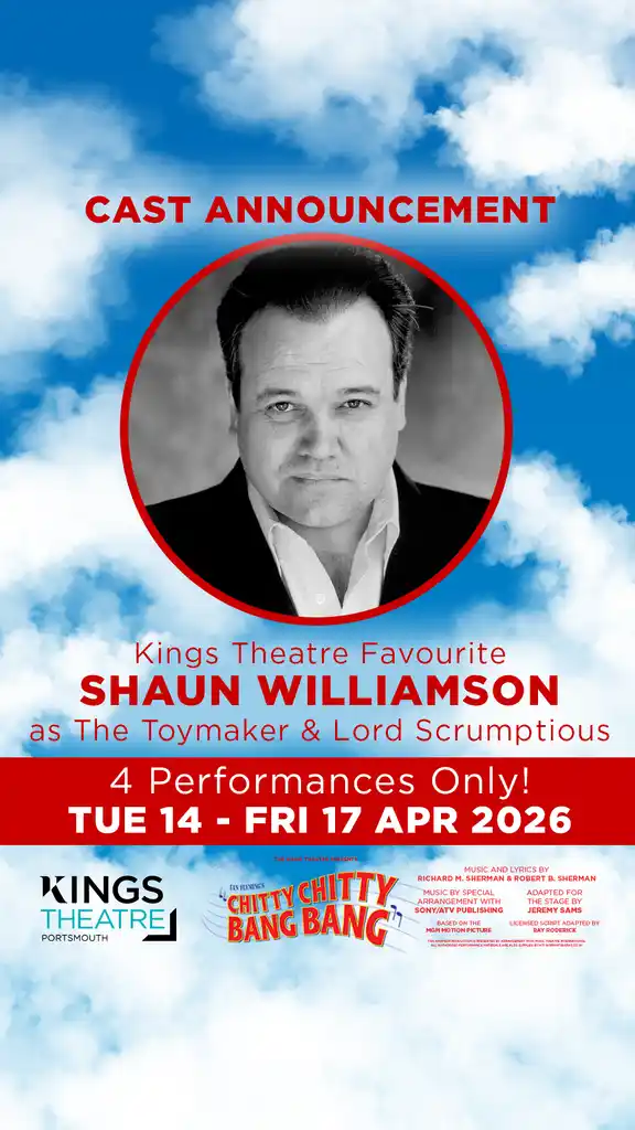 Shaun Williamson Brings Star Power as the Toymaker and Lord Scrumptious in Chitty Chitty Bang Bang at Kings Theatre Portsmouth