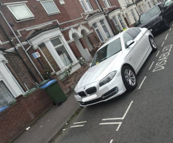 A 30-year-old man has been fined after admitting to using a counterfeit Blue Badge to park in a disabled bay in Southampton