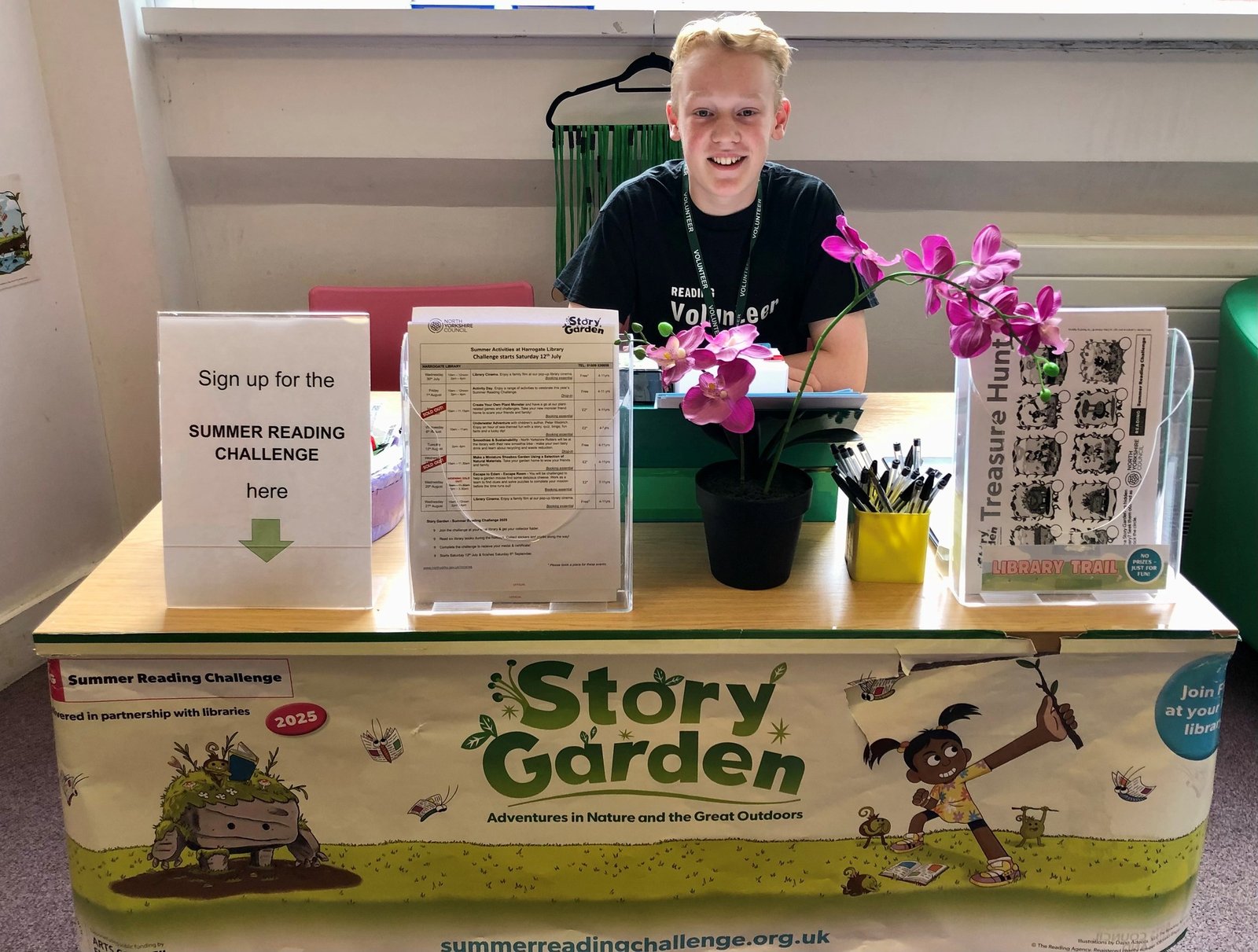 Call for volunteers to lead music themed reading challenge