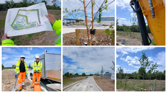 Planting progresses at North Dorset waste site to boost biodiversity and support nature recovery