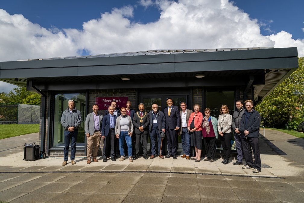 Ceremony marks official opening of new River Park Pavilion