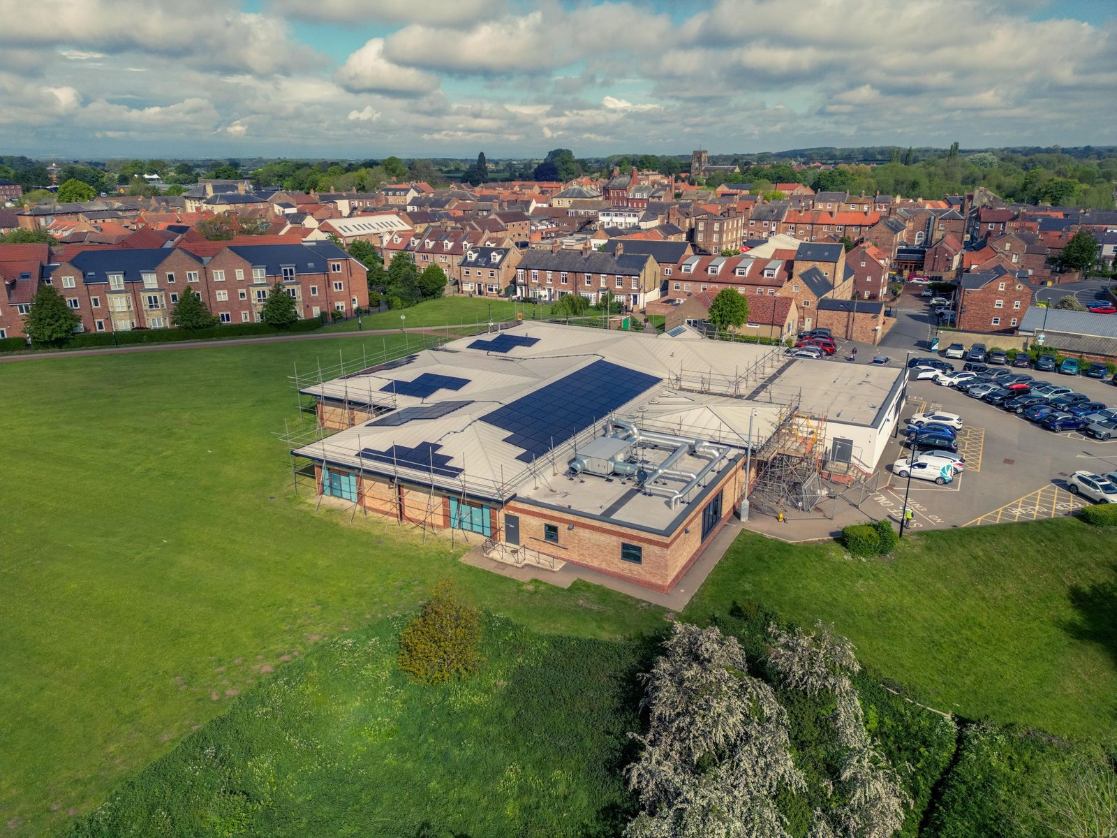 Solar panels installed at leisure facilities to help cut energy bills