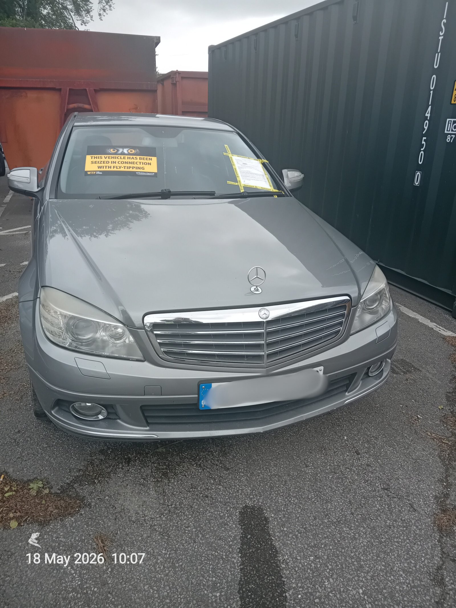 Fly-tipper’s vehicle seized – and it will now be on show before being crushed