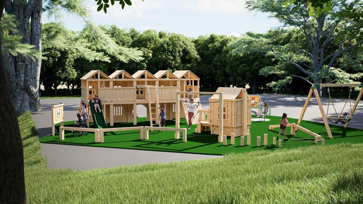 New accessible play space blends heritage and play