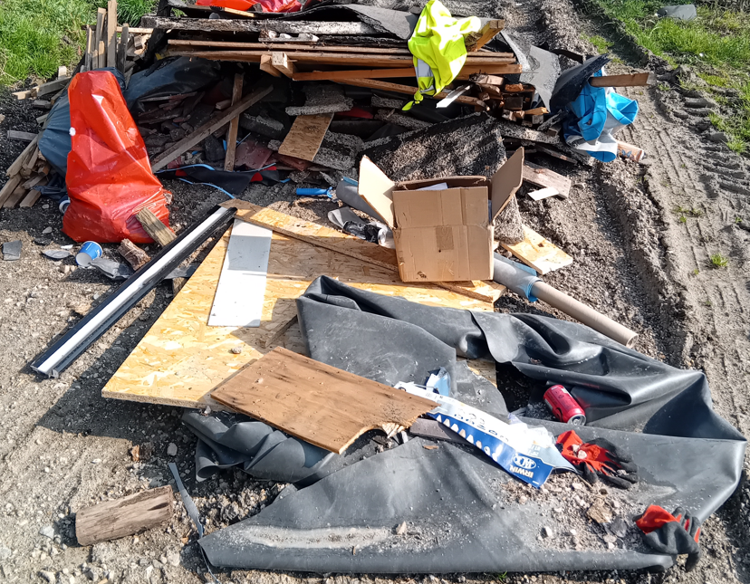 Wiltshire Council Swindon fly-tipper prosecuted after dumping business waste in the Wiltshire countryside