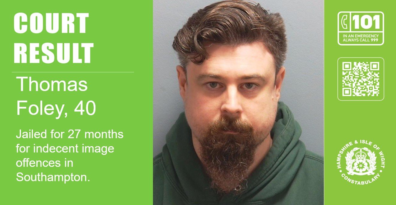 Man, 40, jailed for indecent images offences in Southampton