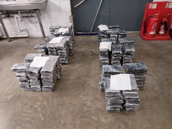 Nearly £20m of cocaine seized at Portsmouth Docks