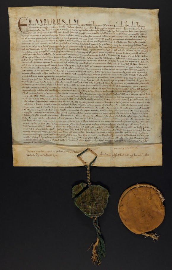 Important medieval charter acquired by Dorset History Centre