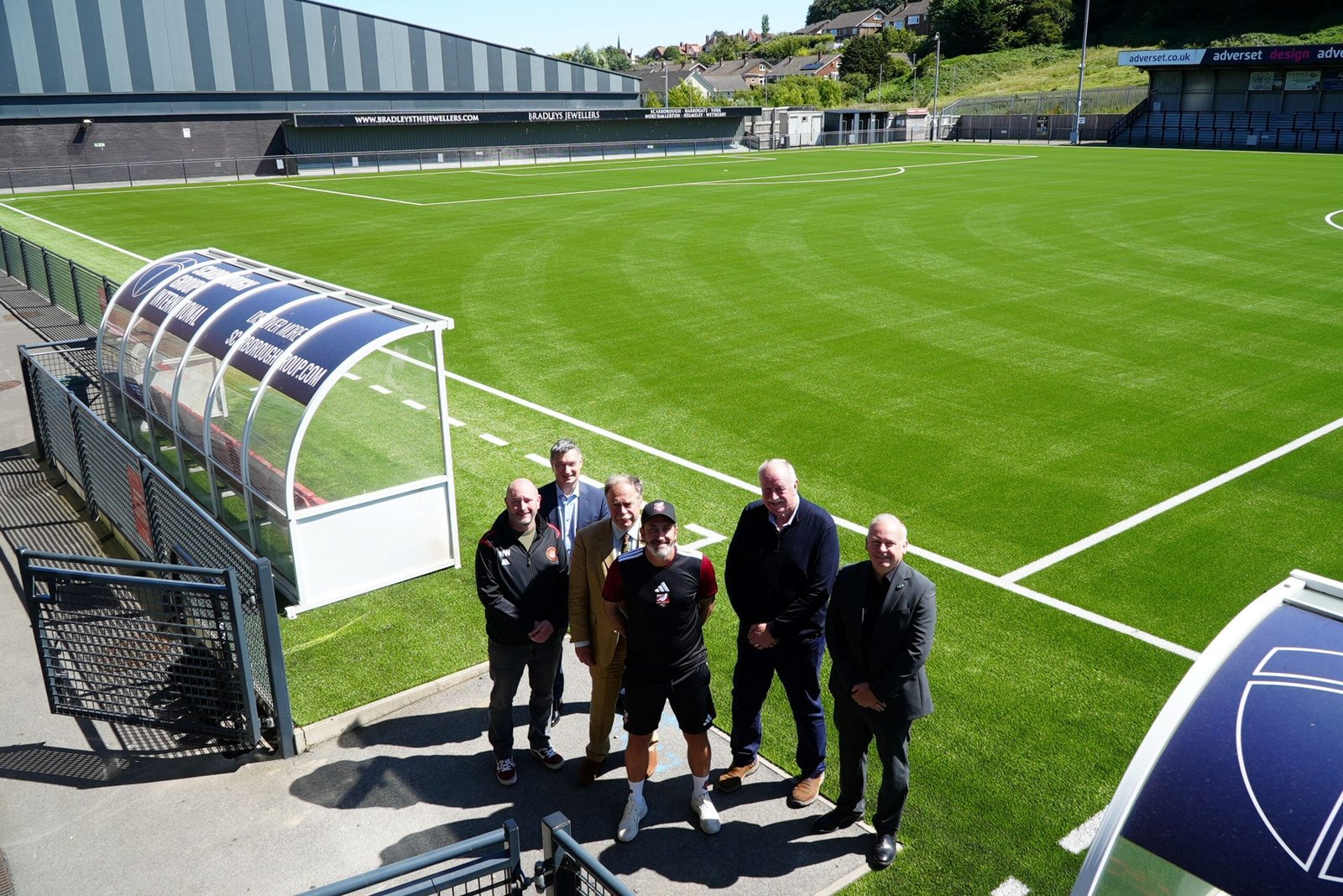 Pitch repair project completed in time for new football season