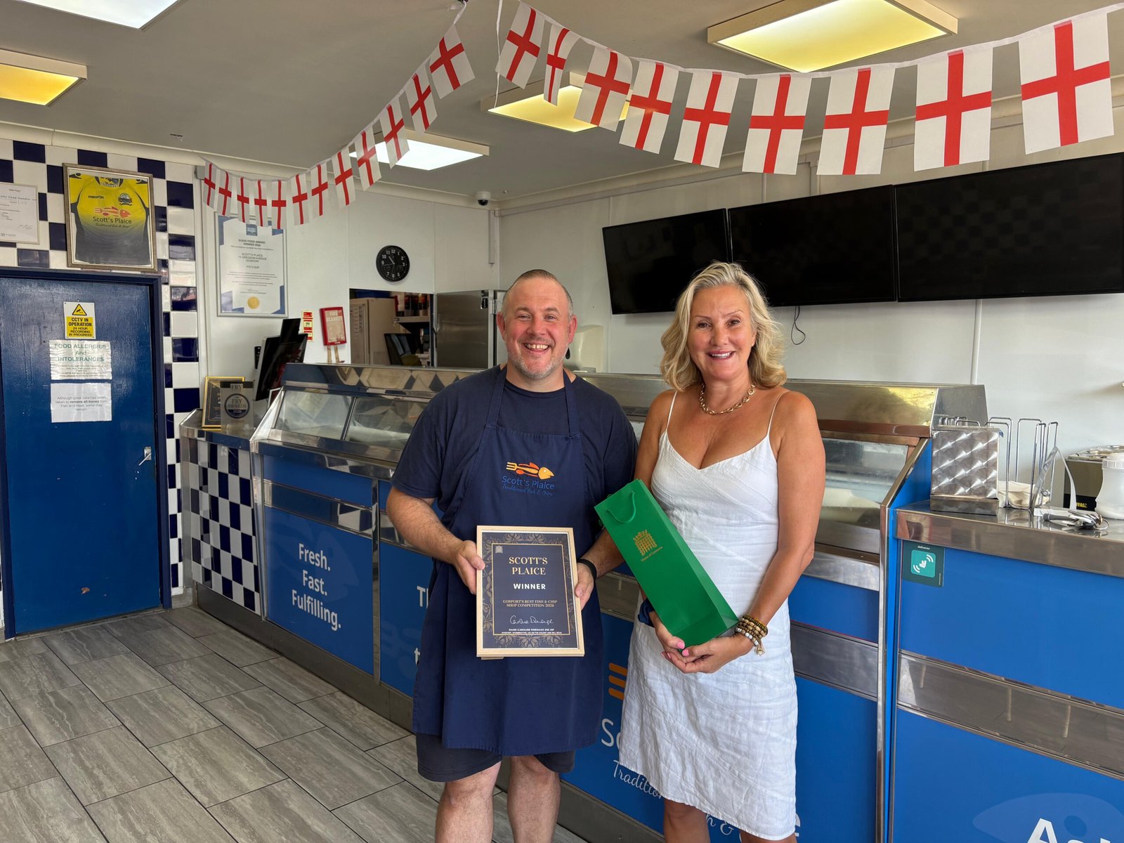 Scott’s Plaice crowned Gosport’s best fish and chip shop for second year running