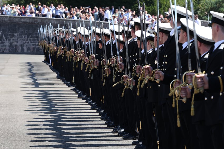 From heat wave to ocean wave 150 Naval Cadets pass out at Dartmouth to lead the Fleet into the mid-21st Century