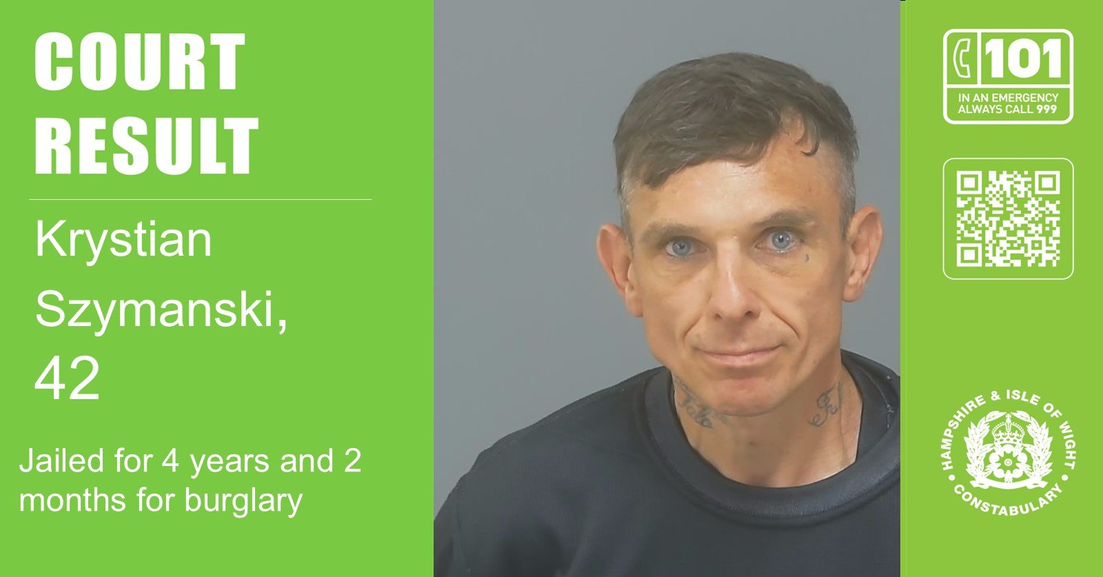 Man jailed for over four years for burglary series