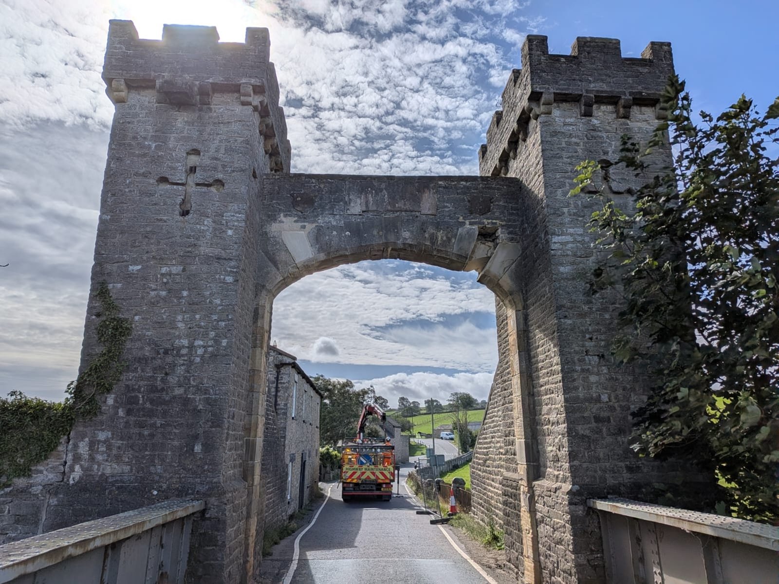 Historic North Yorkshire bridge closed after HGV collision