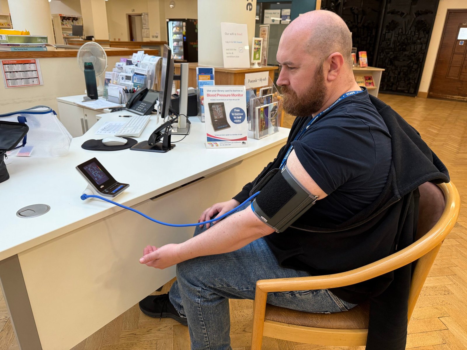 Local libraries offer free blood pressure checks to help residents Know Your Numbers