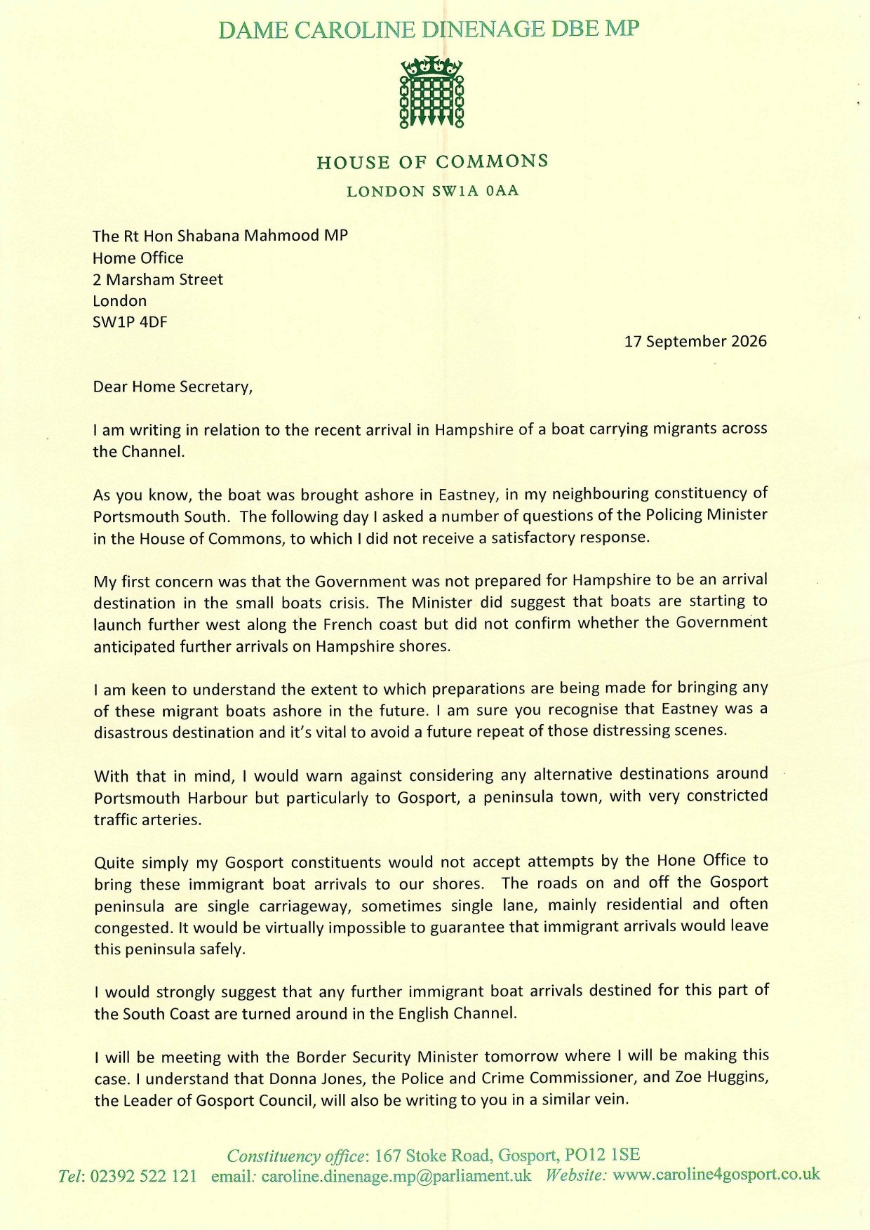 “Virtually Impossible” to Guarantee Migrant Safety, MP Says