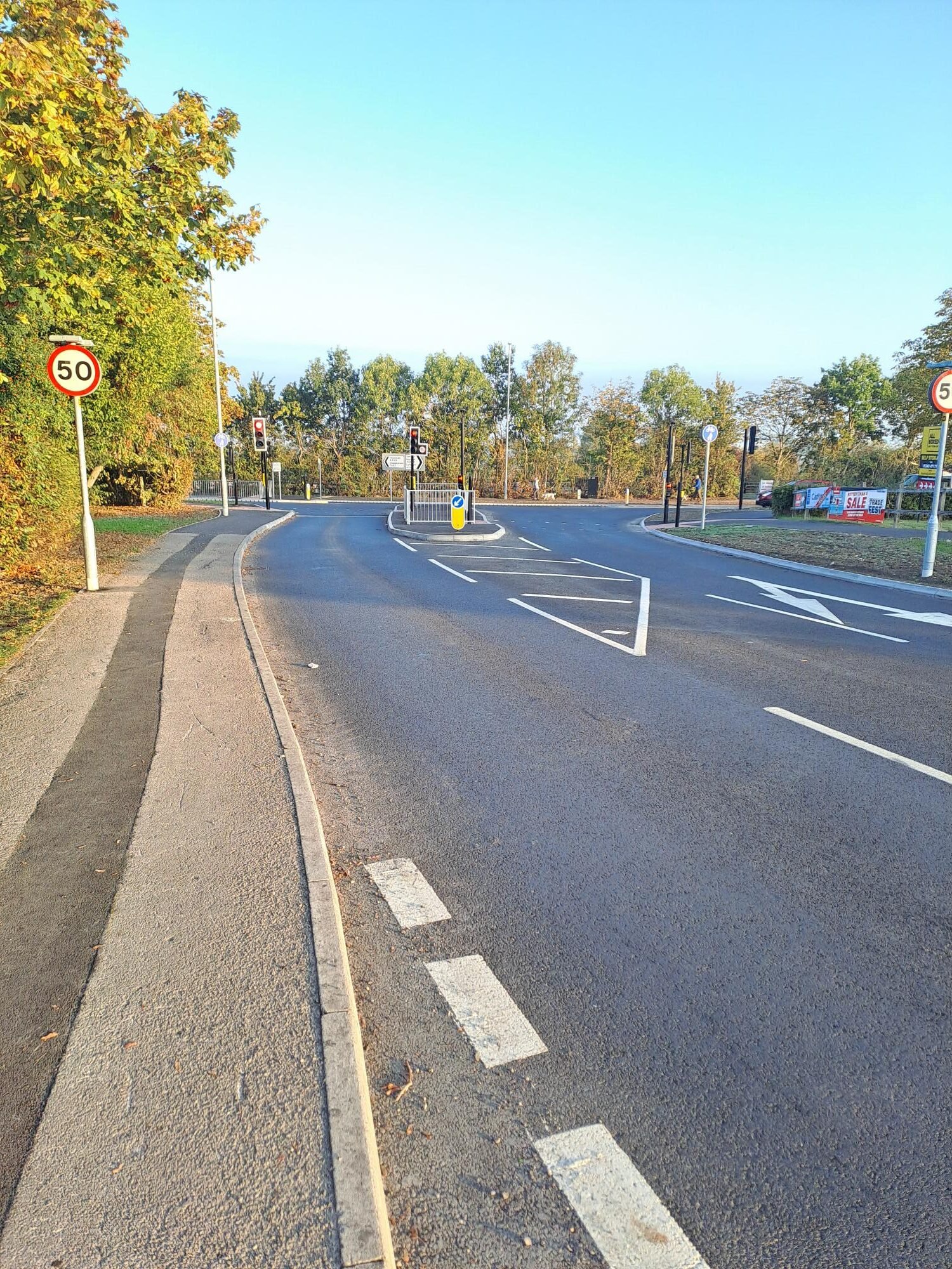 Wiltshire Council completes first major phase of A3102 Safer Road Scheme