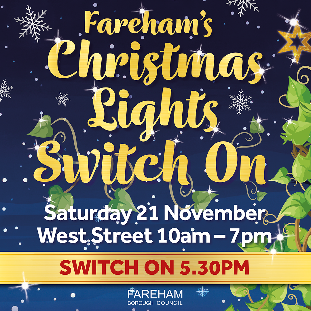 Fee Fi Fo Fum – it’s Fareham’s Christmas Lights Switch On!!
