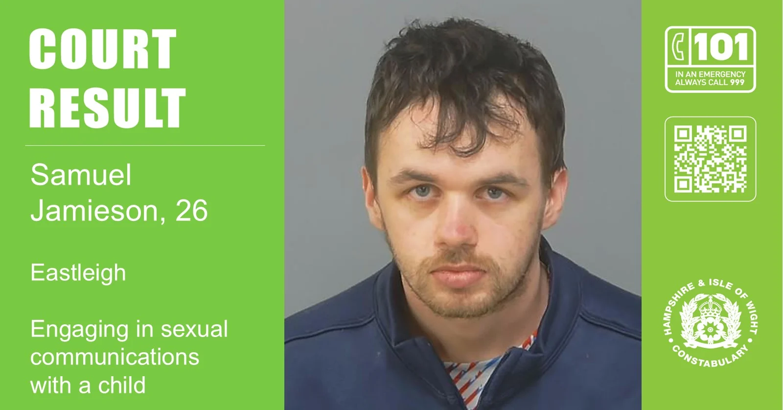 Man jailed for 18 months after admitting to engaging in sexual communications with two children