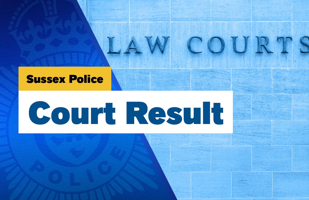 Man sentenced following death of a man in Worthing