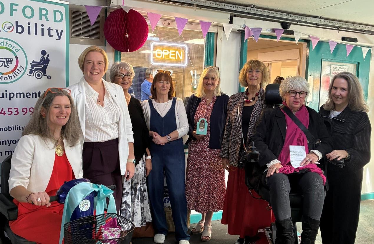 Shopmobility returns with Guildford Borough Council funding