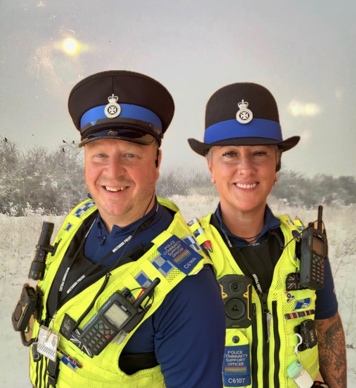 Twenty years of friendship and service Two Swindon PCSOs celebrate remarkable milestone