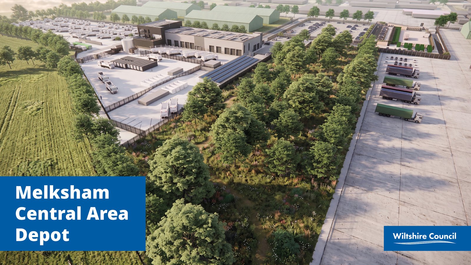 Wiltshire Council submits planning application for new Melksham Central Depot